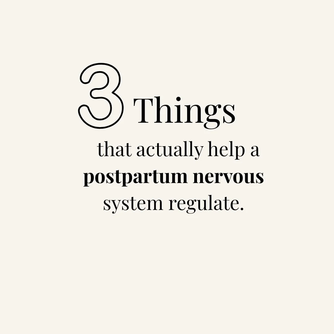 Postpartum is one of the biggest nervous system transitions a human body can experience.

Hormones shift.
Sleep changes.
Your identity evolves.

And yet many parents are told things like
&ldquo;just rest when the baby sleeps.&rdquo;

The truth is tha