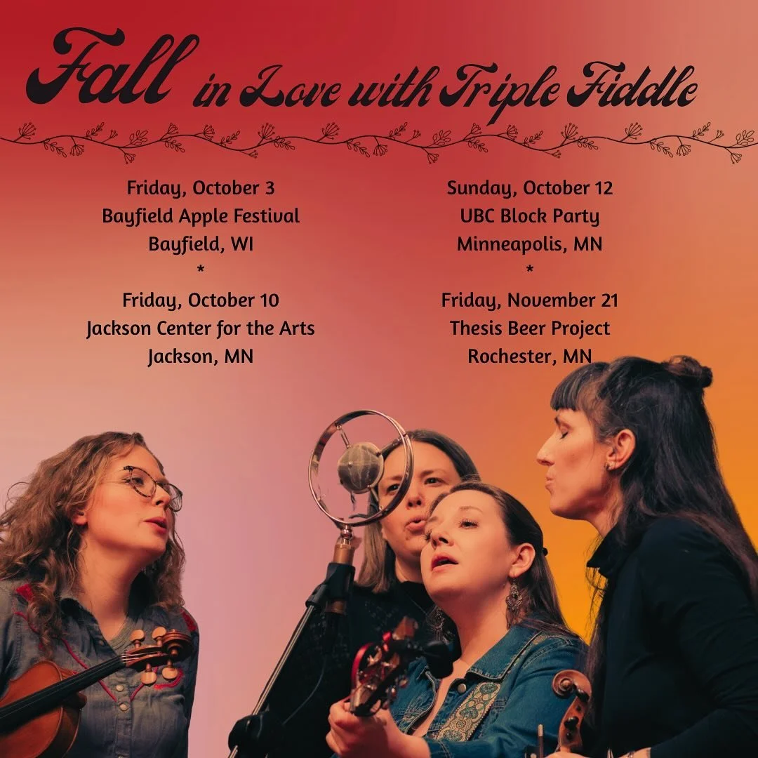 We&rsquo;ve got a handful of upcoming shows we&rsquo;d love to see you at ❤️🍂🍁🎻

Check our website for more deets!