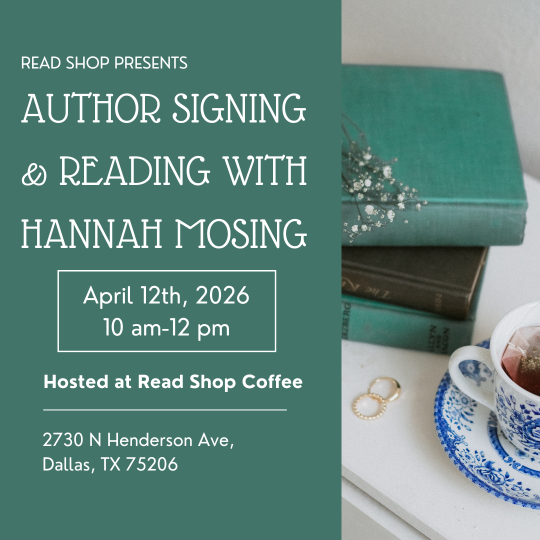 Author Signing & Reading With Hannah Mosing
