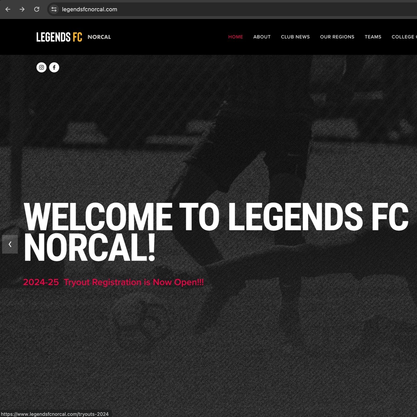Get ready for Legends FC Norcal (SJ)!!! Register for 2018-2006 tryouts at https://www.legendsfcnorcal.com/tryouts-2024