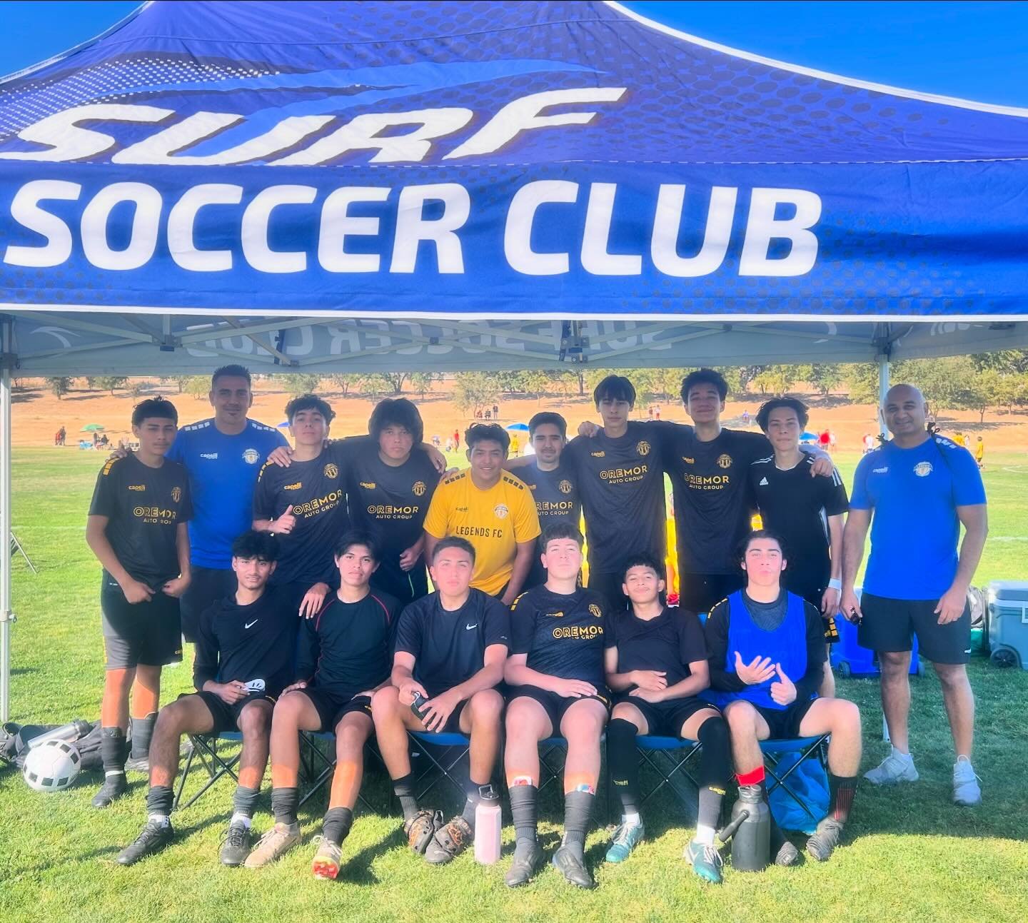 Our U19 boys at SURF CHAMPIONS CUP this weekend with their first WIN 2-0