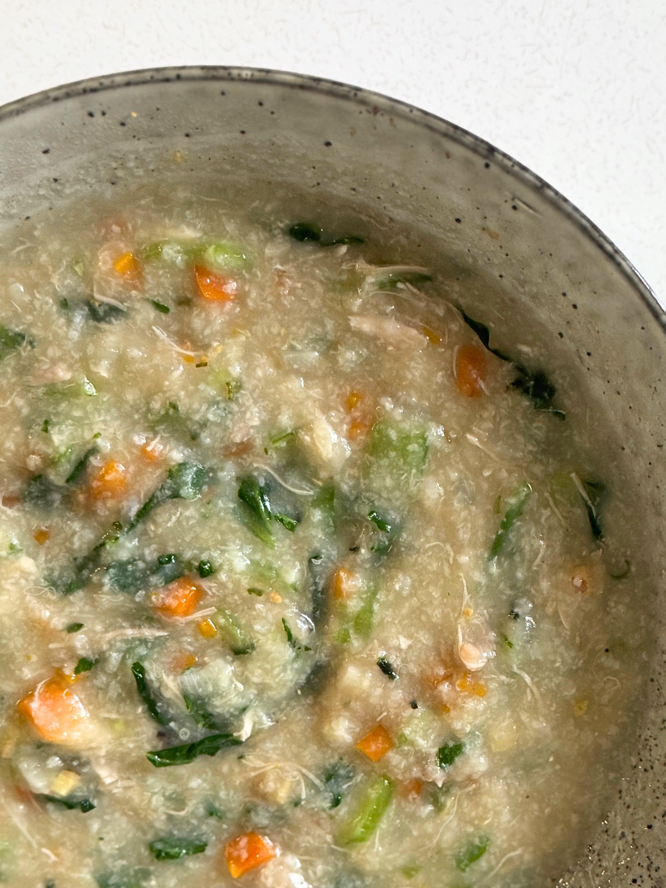 Slow-Cooked Chicken Congee