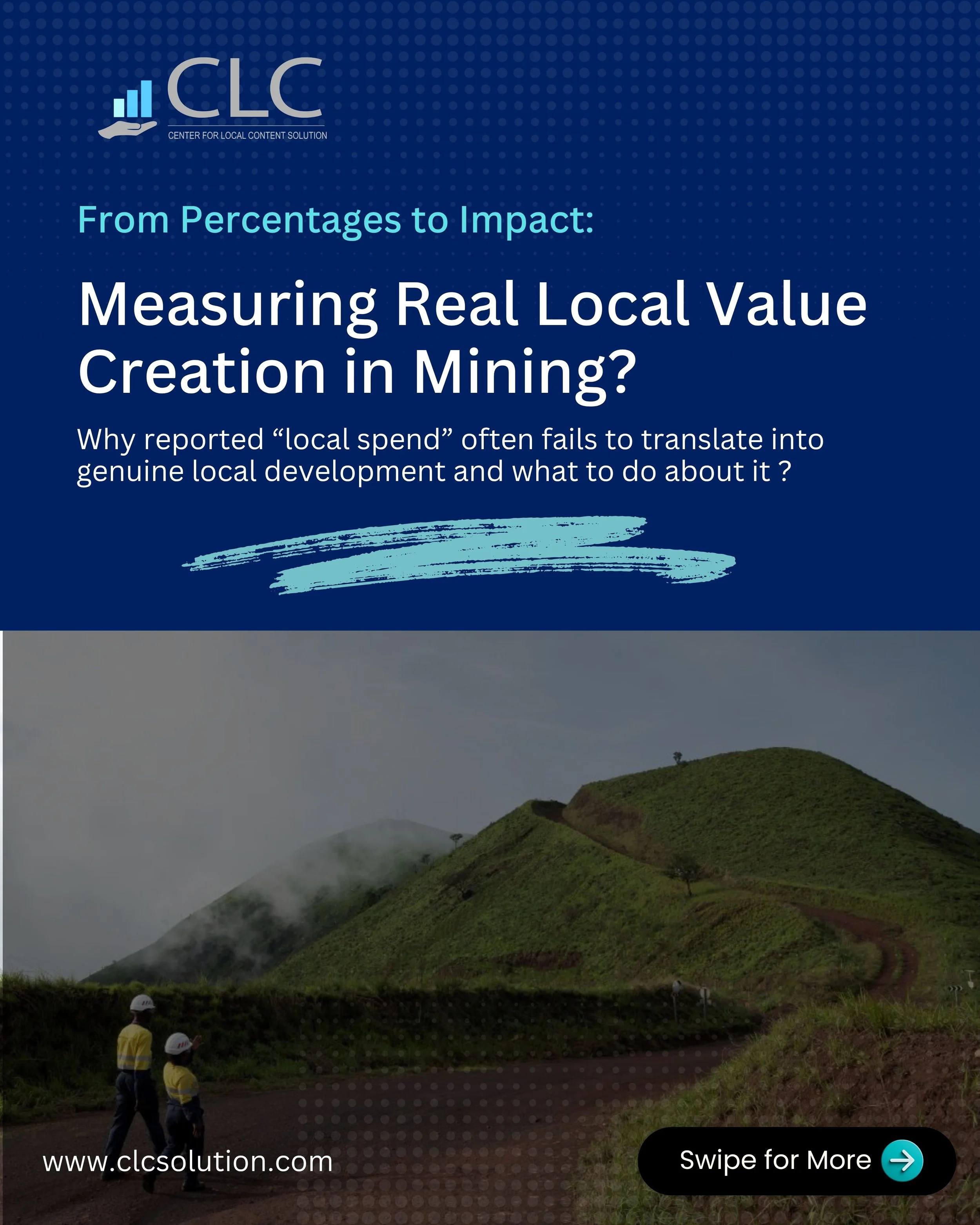 Measuring Real Local Value Creation in Mining