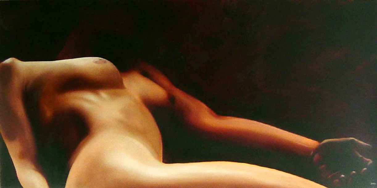 Penombre 2 - 2004 Huile sur toile - 61 x 122 cm 