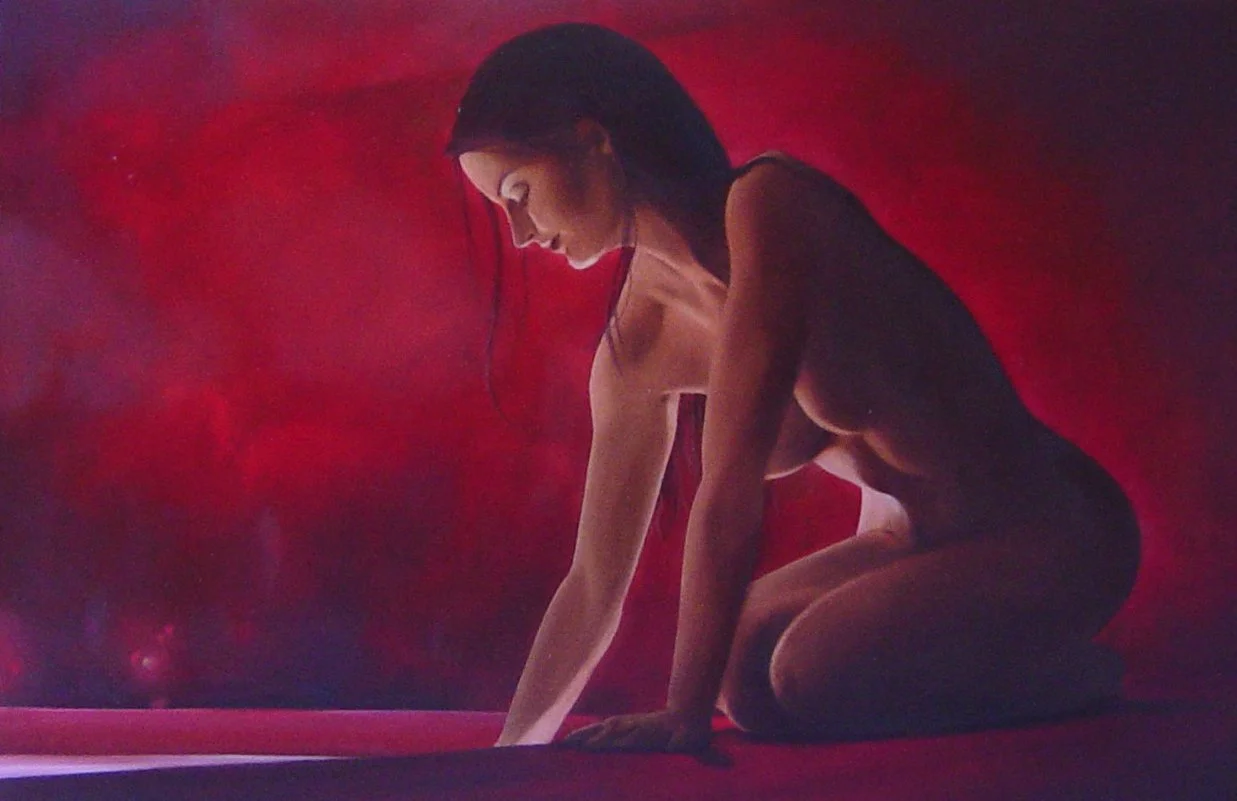 Bassin rouge - 2004 Huile sur toile - 61 x 91 cm - Collection privée