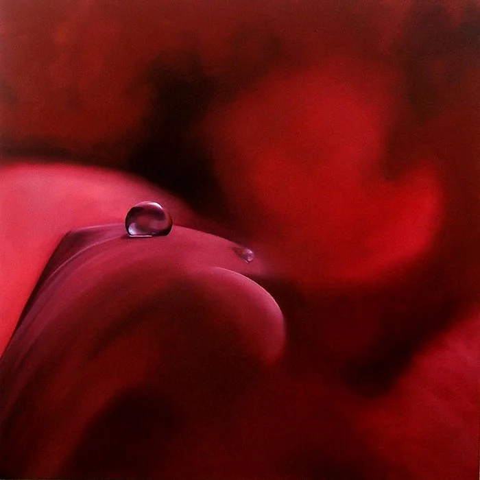 Drop - 2003 Huile sur toile - 120 x 120 cm - Collection privée 