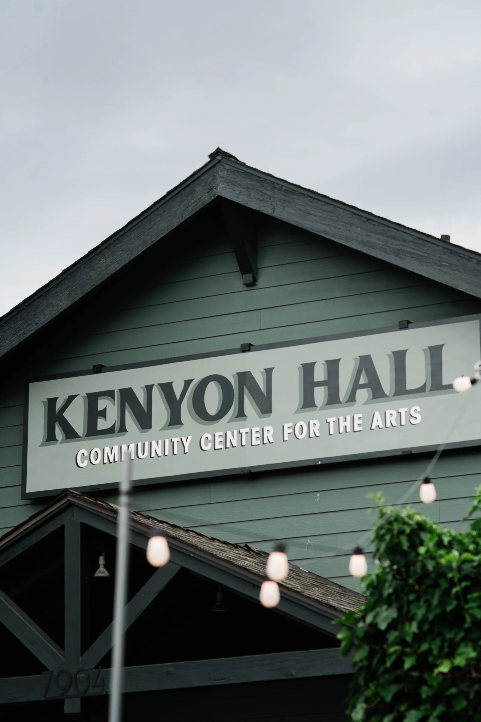 Kenyon Hall signage