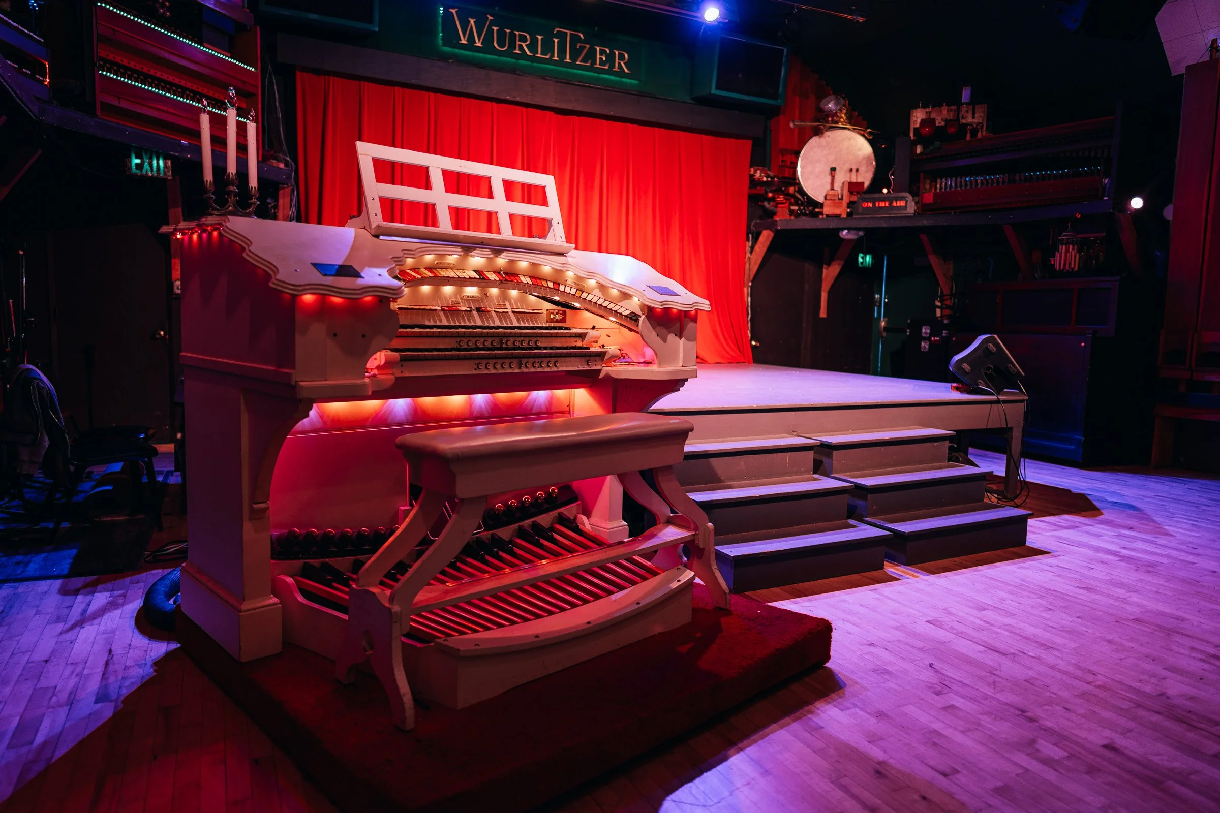 The Mighty Wurlitzer and Kenyon Hall stage
