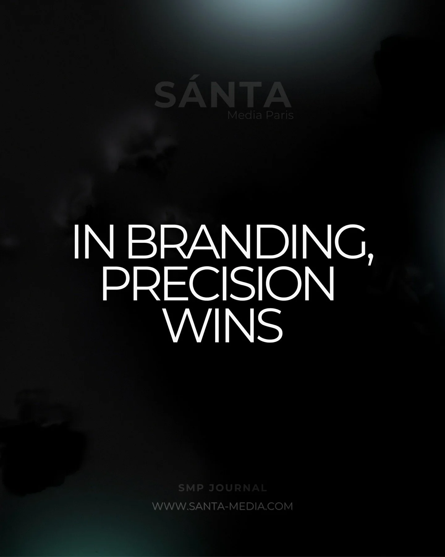 Precision isn&rsquo;t a detail.
It&rsquo;s the strategy.

In a saturated world, brands don&rsquo;t need more visibility. 
They need clearer intent and sharper execution.

#SMPJournal #brandstrategy #precision #luxurymarketing #Santamedia