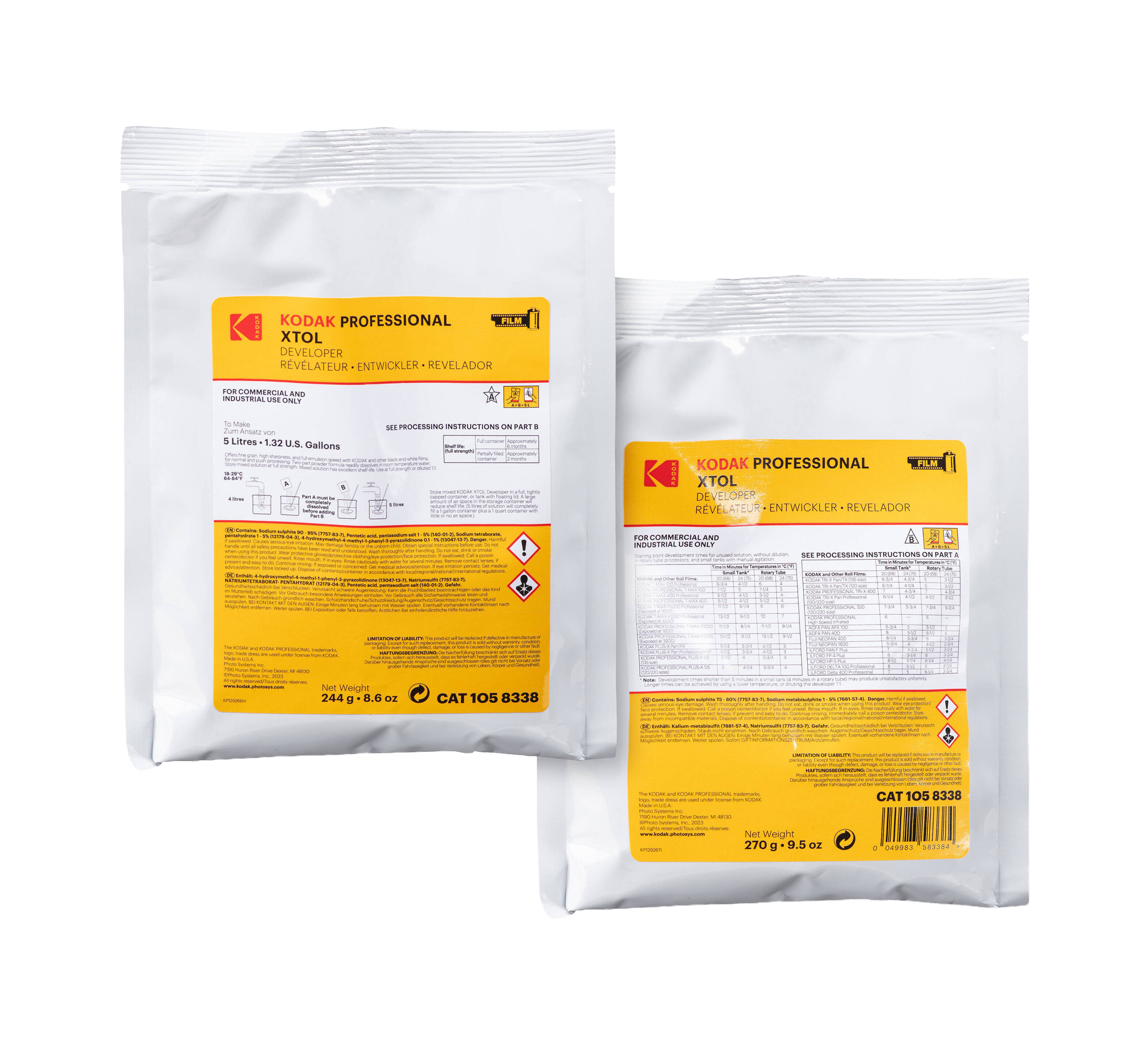 Kodak XTOL Powder Film Developer