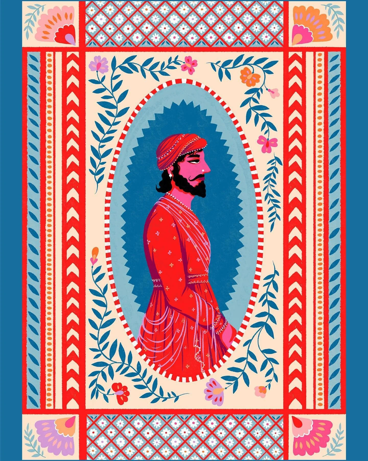 💙🦋🔷 Reposting because I accidentally pressed post and didn&rsquo;t add the music or a caption 😅
The second part to yesterdays piece- another rough sketchbook piece that I refined in procreate.  I loved working on the colours for this - the blue a