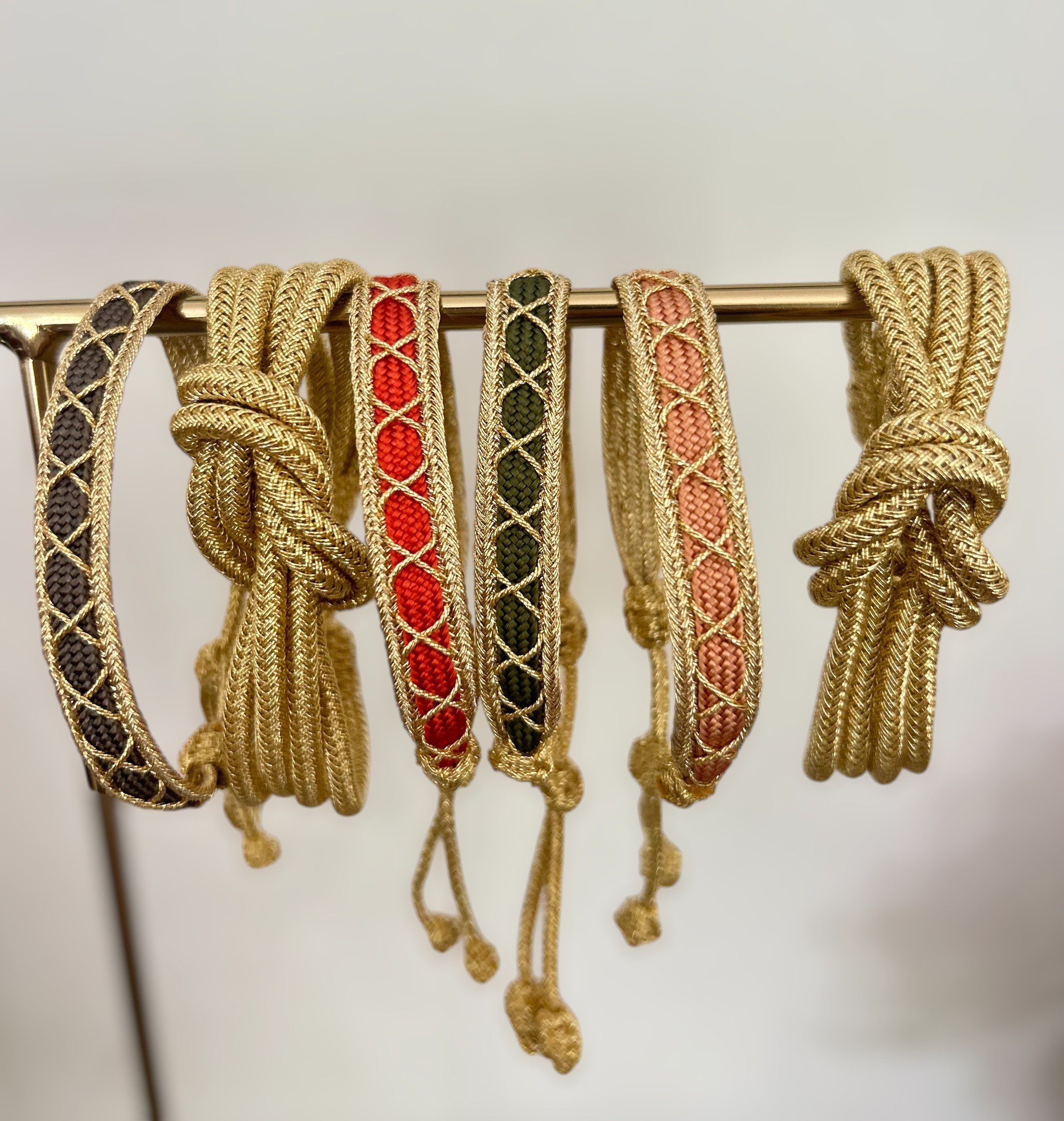 Coloured Thread Bracelet - Grey