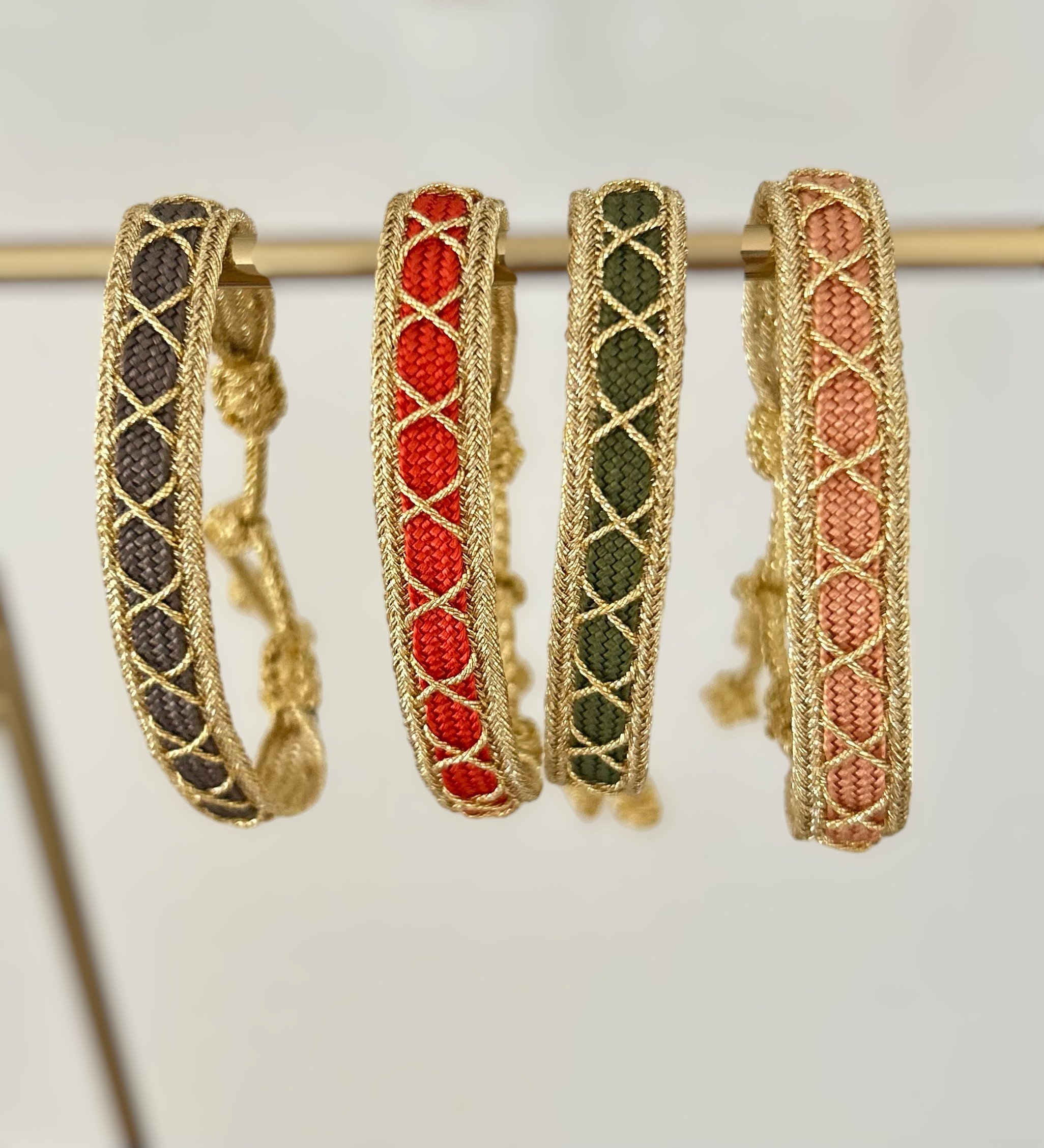 Coloured Thread Bracelet - Pink