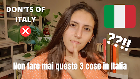 Don't do these things in Italy