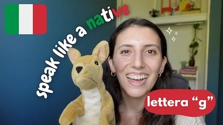 How to pronounce the letter “g” in Italian