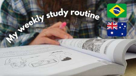 A week studying English and Brazilian Portuguese