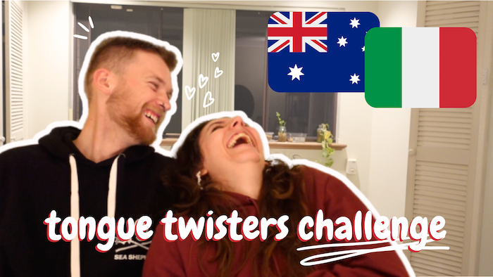 Italian vs Australian - tongue twisters challenge