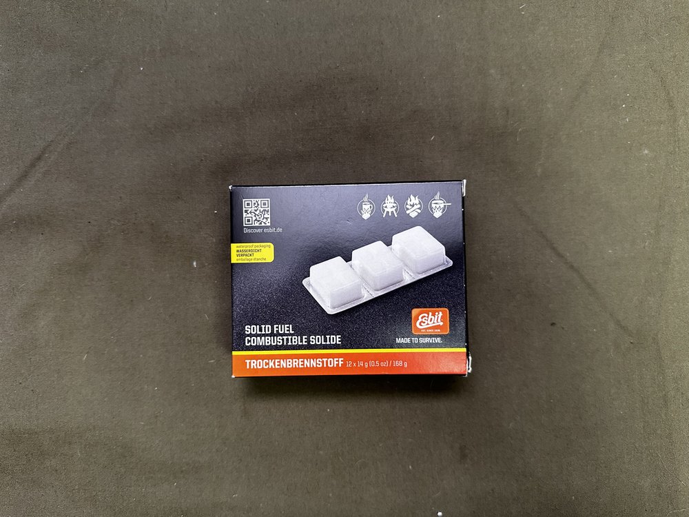 Compresse di combustibile solido Esbit 12 x 14 gr., nuovo