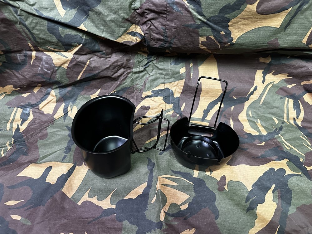 Kit BCB Crusader MK I tazza e gavetta in acciaio, nuovo