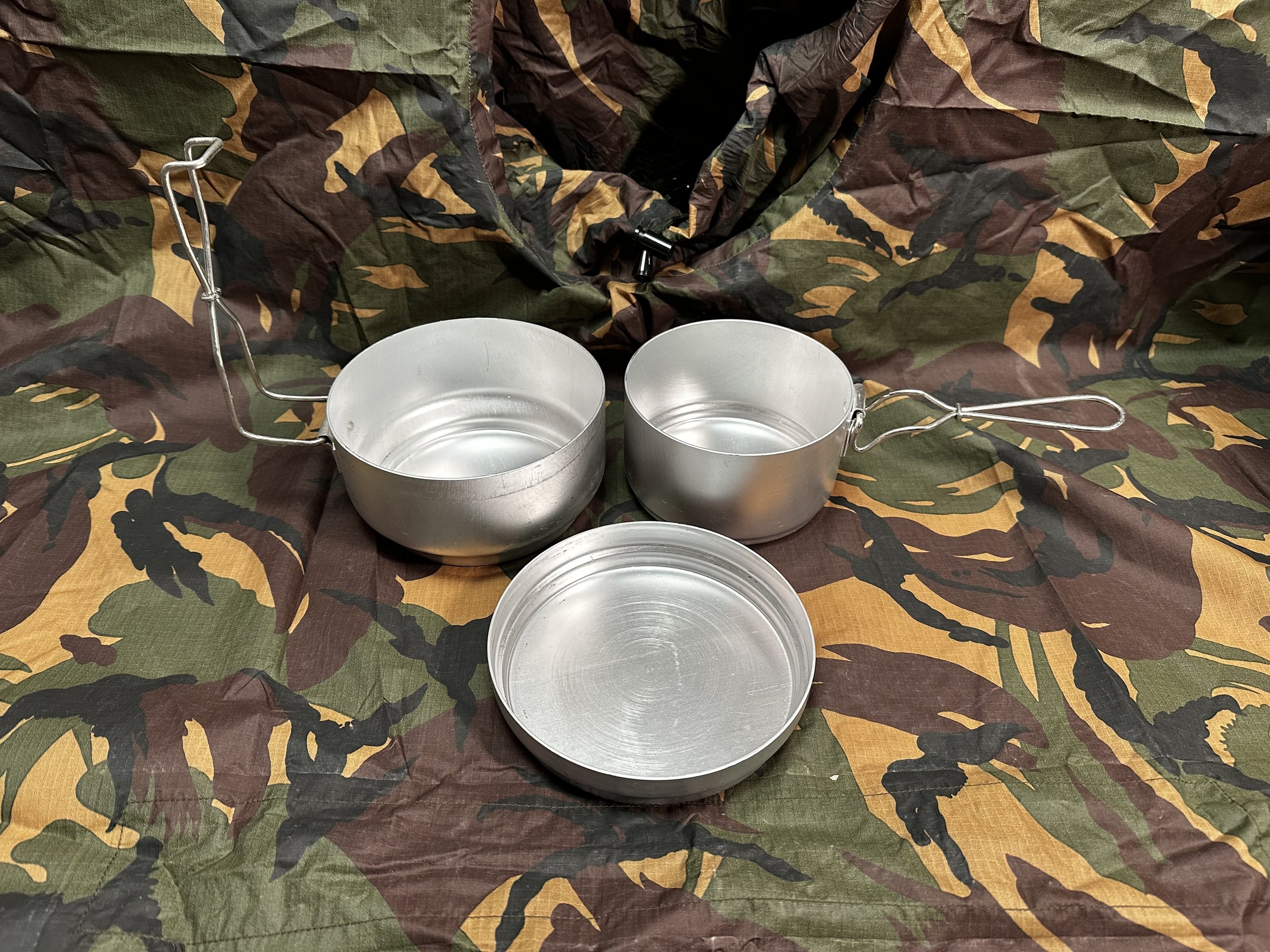 Kit da cucina in alluminio, surplus esercito ceco, nuovo