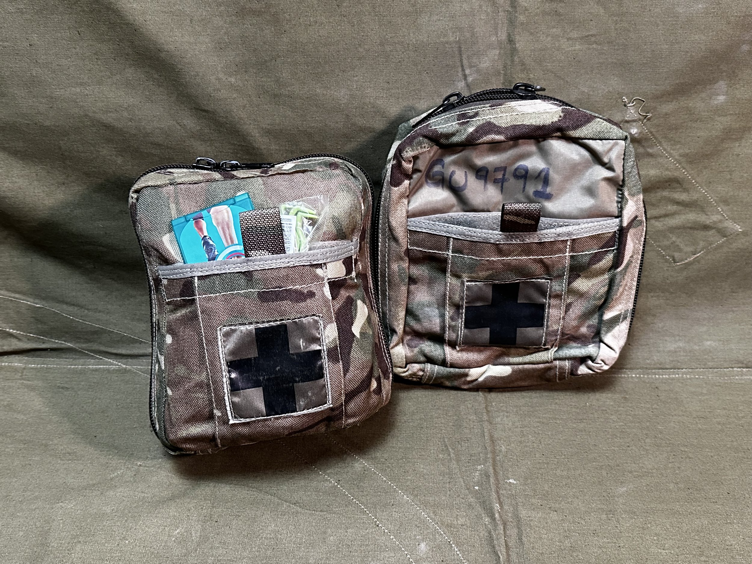Osprey First Aid kit Pouche, MTP, surplus British Army, usata