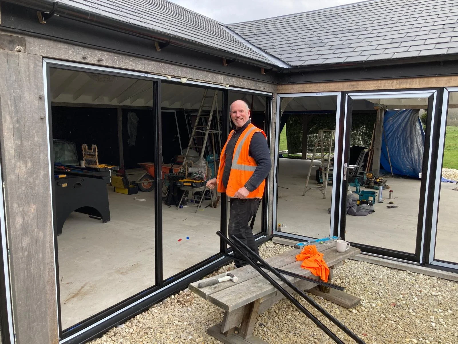 Wayne building the venue room