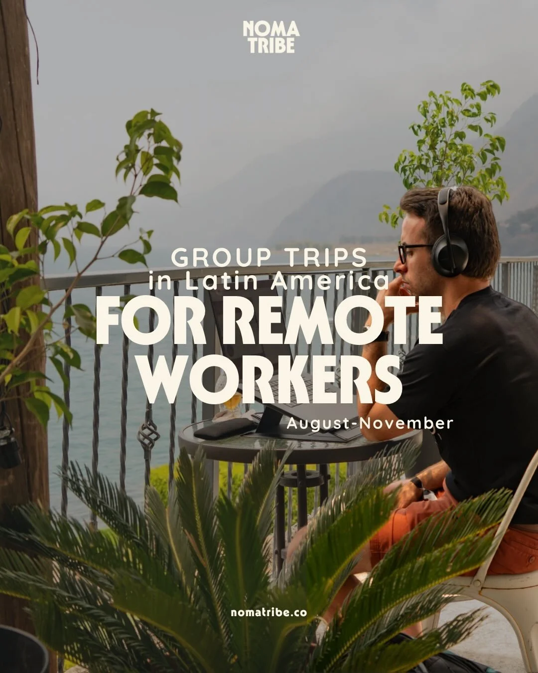 August through November just got a whole lot better 💙

We just opened 5 brand new trips across Latin America - same NomaTribe essence, fresh destinations to fall in love with 🌎

🪄 Work remotely during the week
🪄 Local adventures on the weekends
?