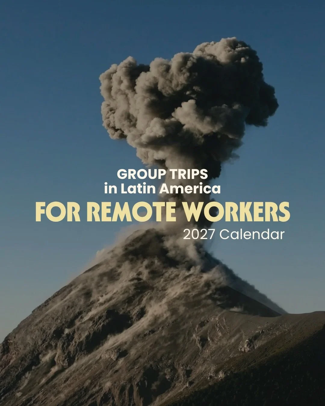 YOUR 2027 CALENDAR JUST GOT A LOT MORE INTERESTING 🌝🌝

For the first time ever, we&rsquo;re sharing a full year of NomaTribe trips. 10 destinations, 13 trips, and so many ways to experience Latin America (plus a little Switzerland).

Whether you&rs