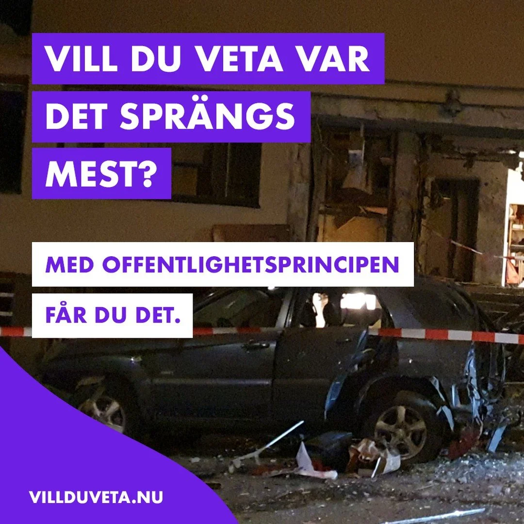 Vart spr&auml;ngs det? #villduveta #offentlighetsprincipen