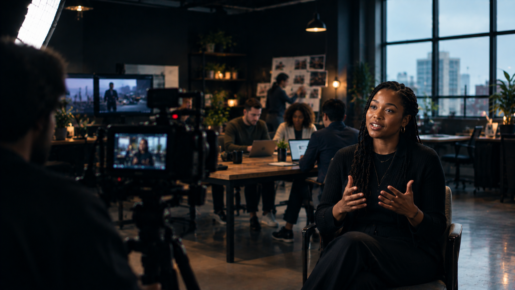 Business video production