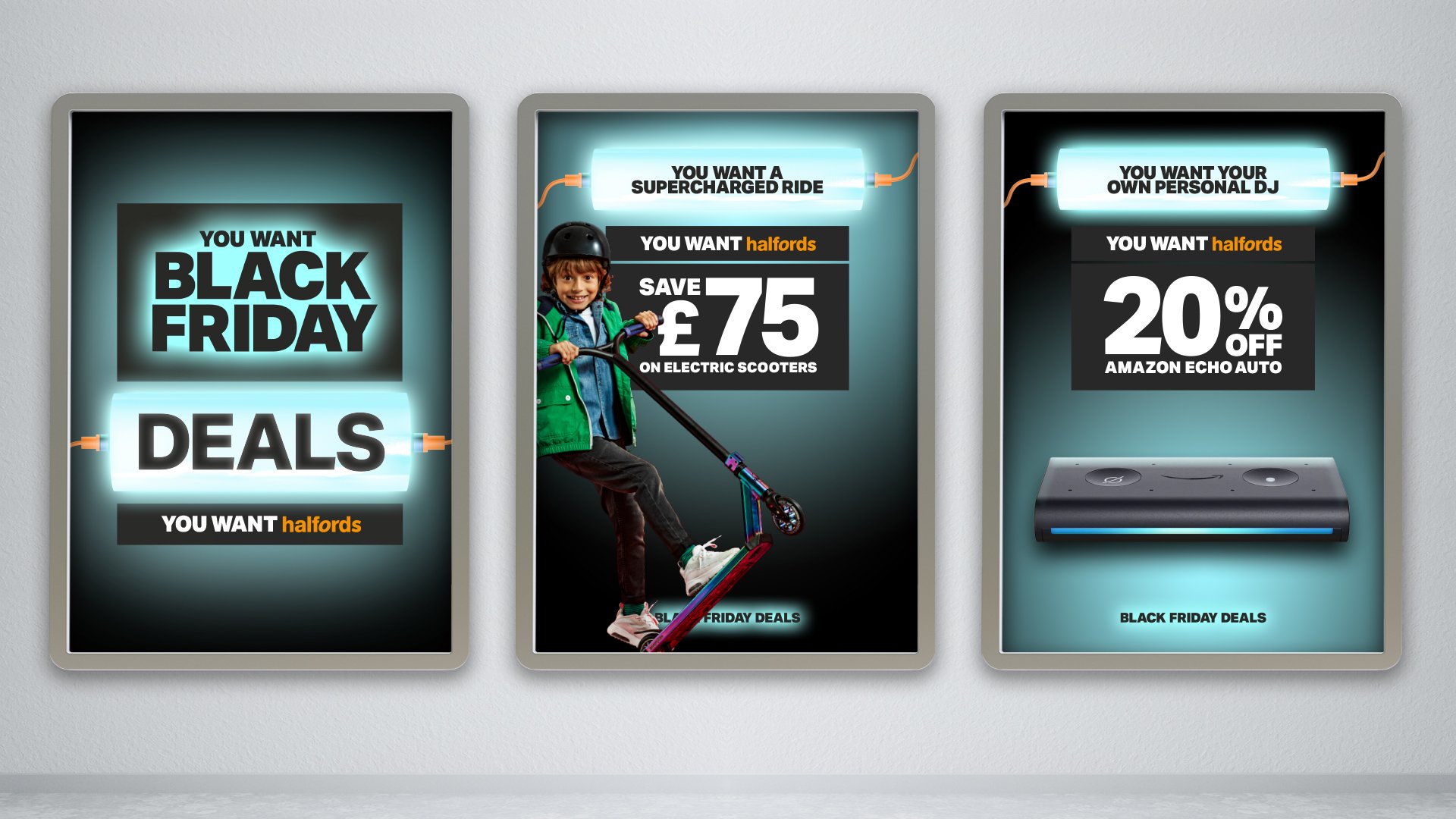 Halfords - Black Friday Poster