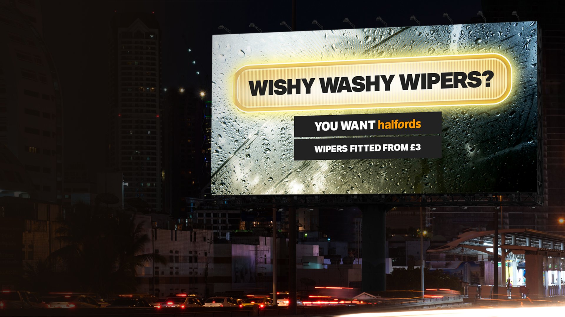 Halfords - Weather Reactive Poster