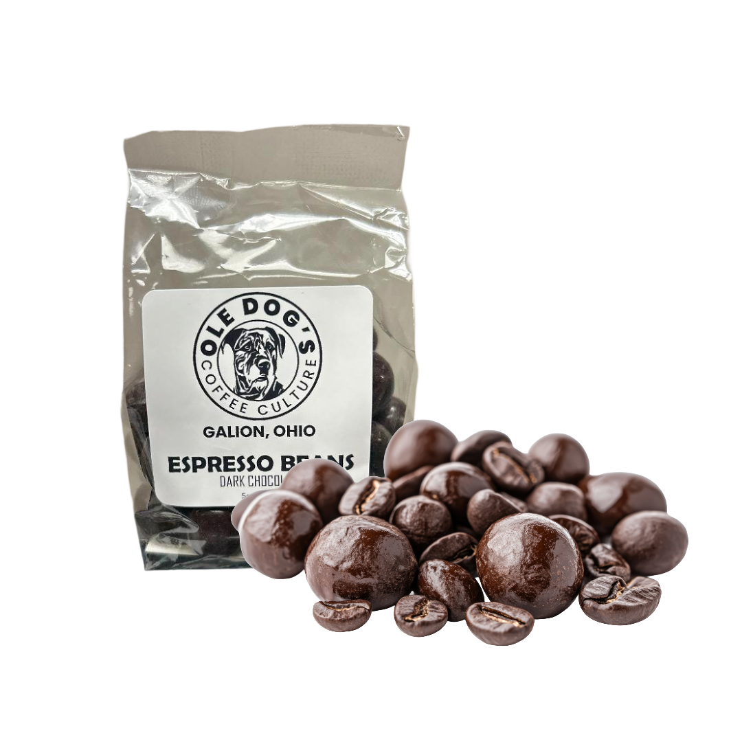 Ole Dog's Chocolate Covered Espresso Beans (5oz) (ACES)