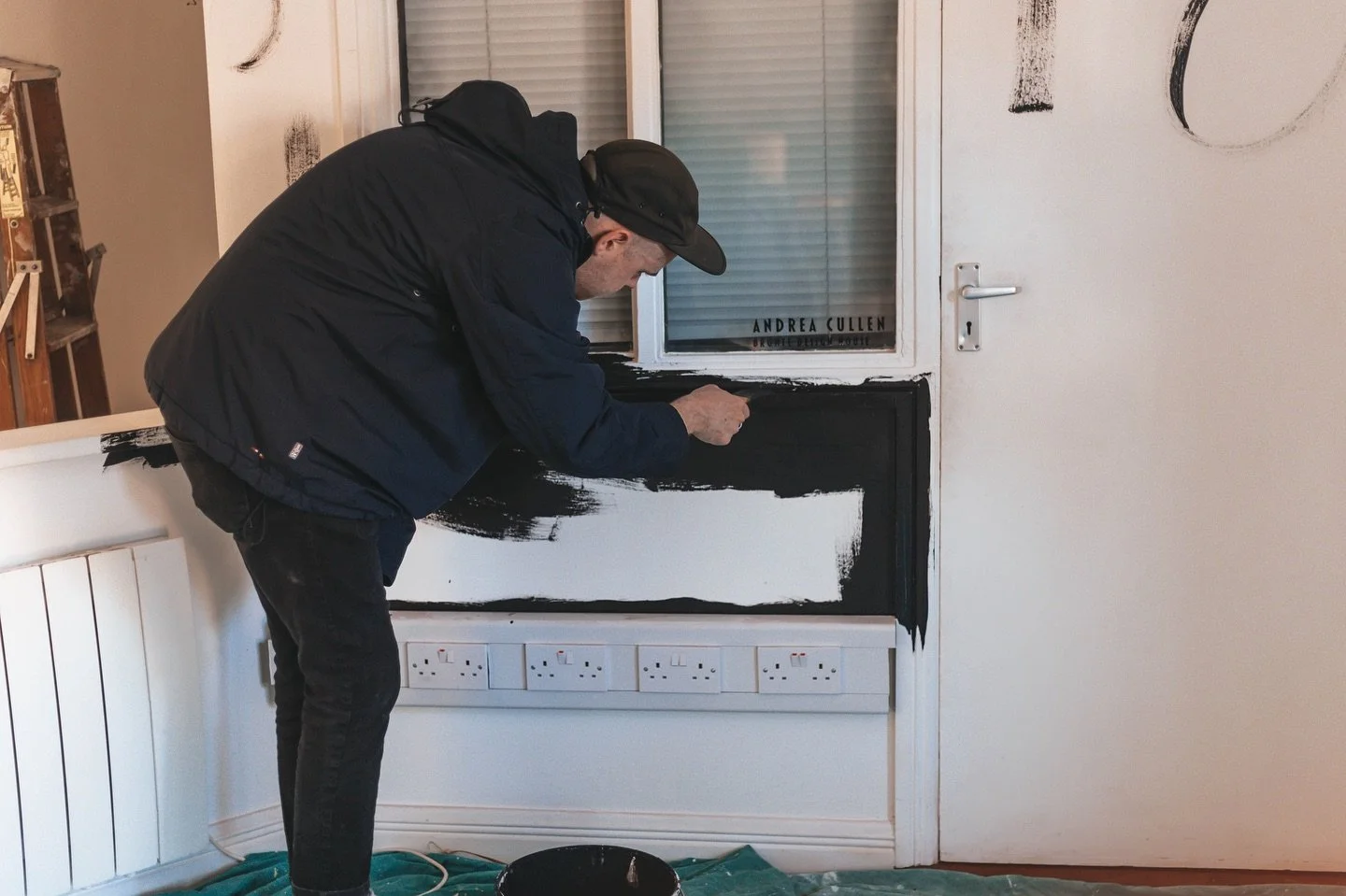 We built a new stage at the studio just before Christmas, small, intimate, intentional.
A space for quiet expression and bold beginnings.
We painted every inch: walls, ceiling, corners&mdash;covering what was, so something else can emerge. Check out 