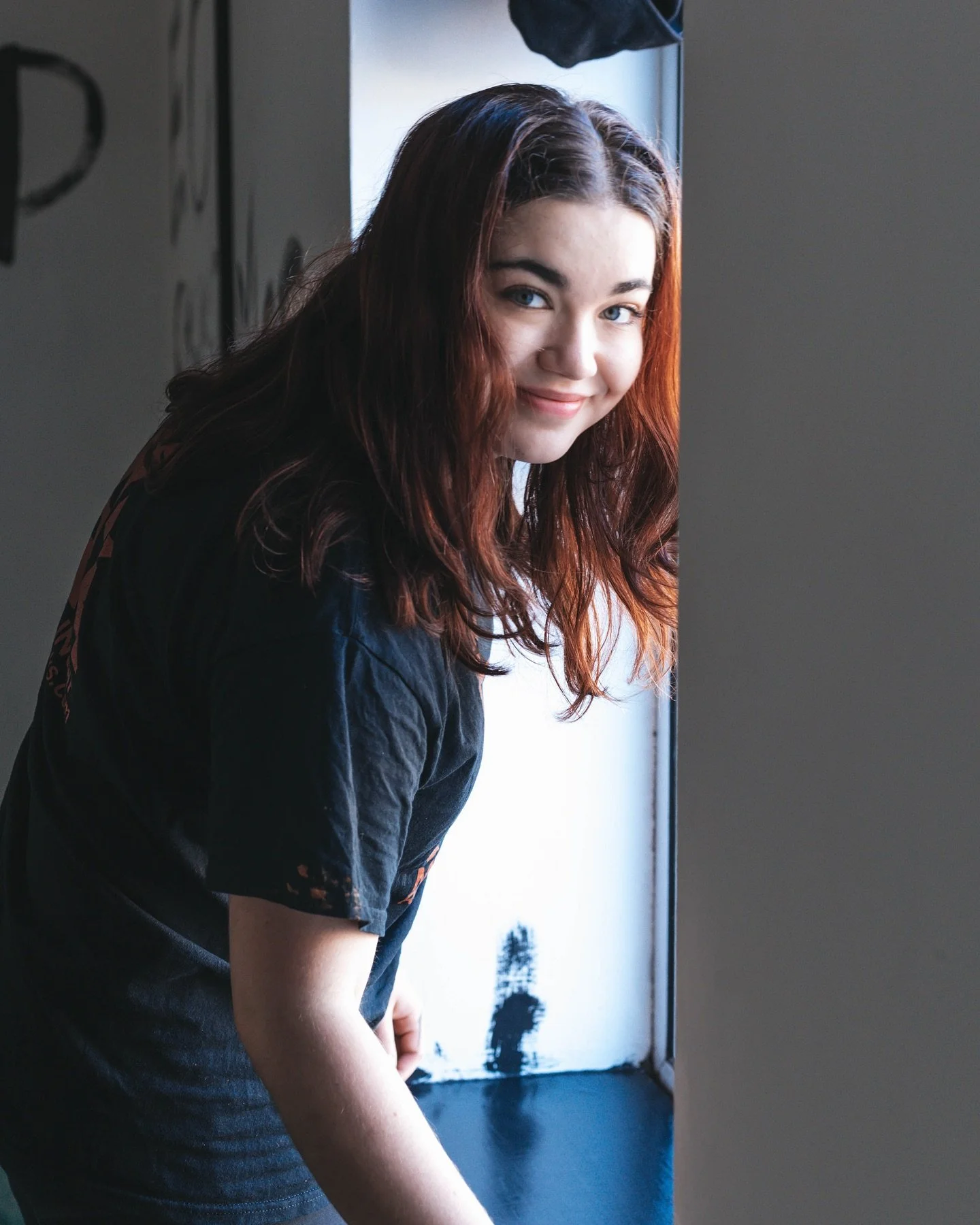 Meet Saoirse&mdash;intern, artist, and part of the team when we created the new stage space. 
As we paint this small black room into something new, we&rsquo;re reminded:
Cuige is built by many hands.
Every role matters. Every brushstroke, every idea.