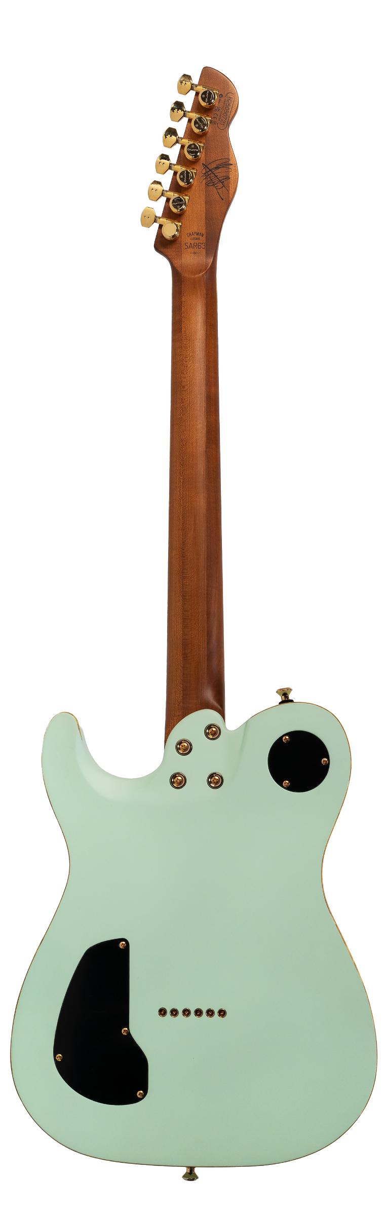 Back of the Chapman SAR63 in Surf Green