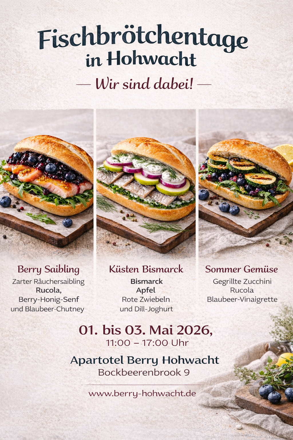 Weltfischbrötchentage im Berry