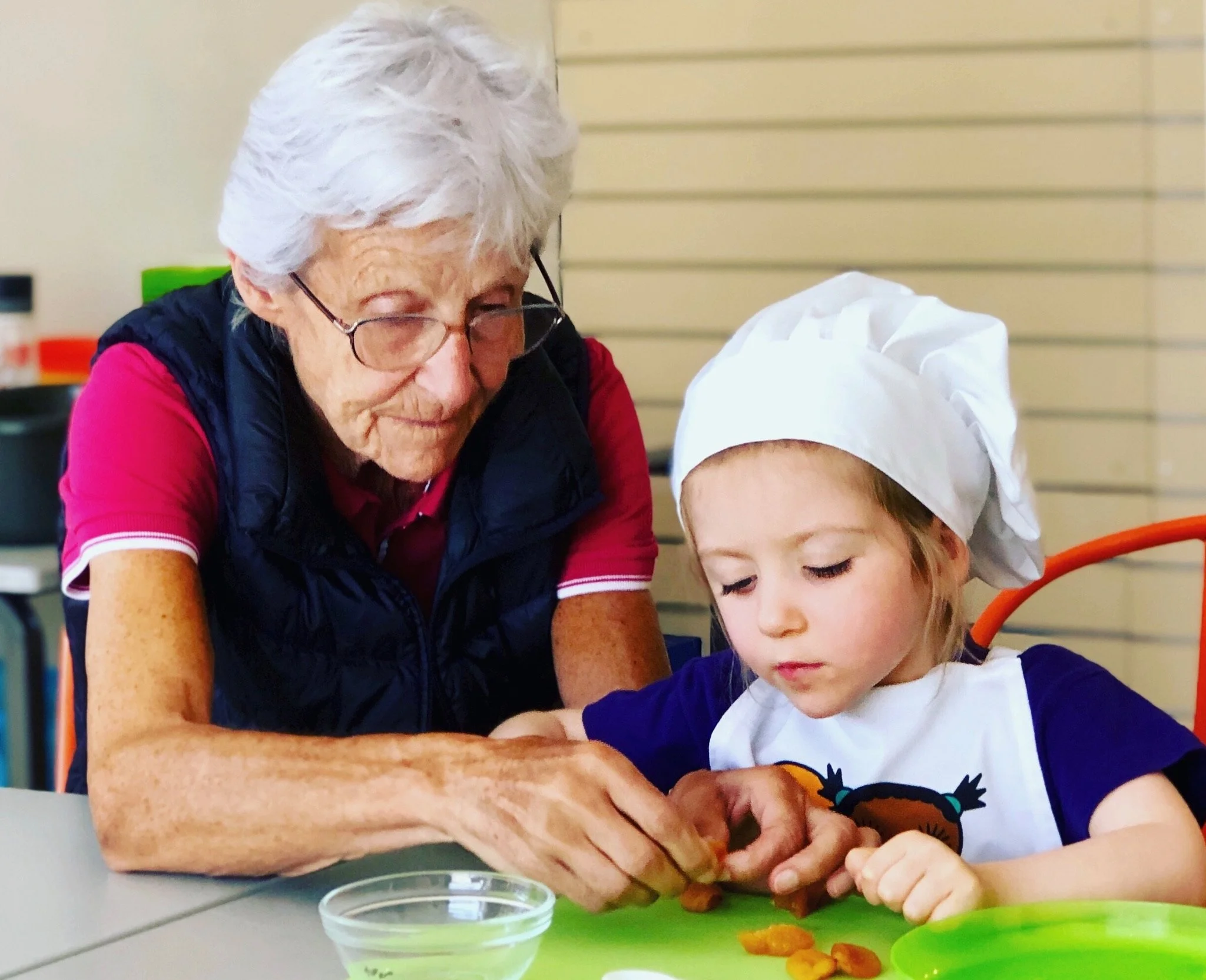 Breaking up dried apricots