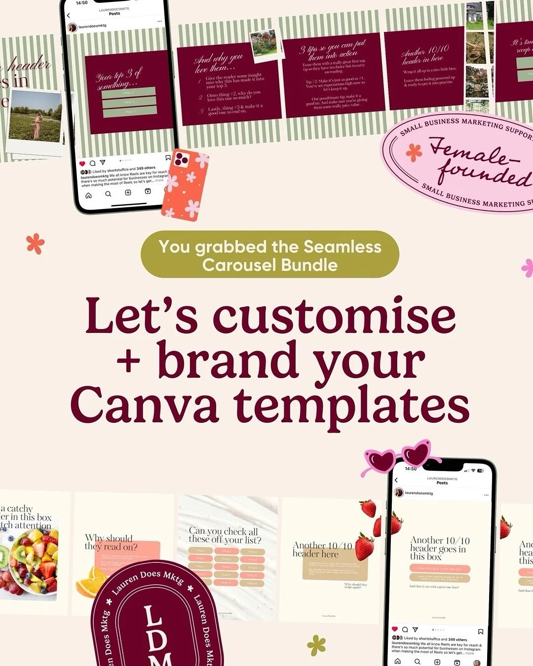 I know when you&rsquo;re using @canva templates (like my ones 😉), you&rsquo;ve got to put the work in to make them feel on-brand &amp; work for you&hellip;
⠀⠀⠀⠀⠀⠀⠀⠀⠀
But it doesn&rsquo;t need to take you hours!
⠀⠀⠀⠀⠀⠀⠀⠀⠀
And if you&rsquo;re looking 