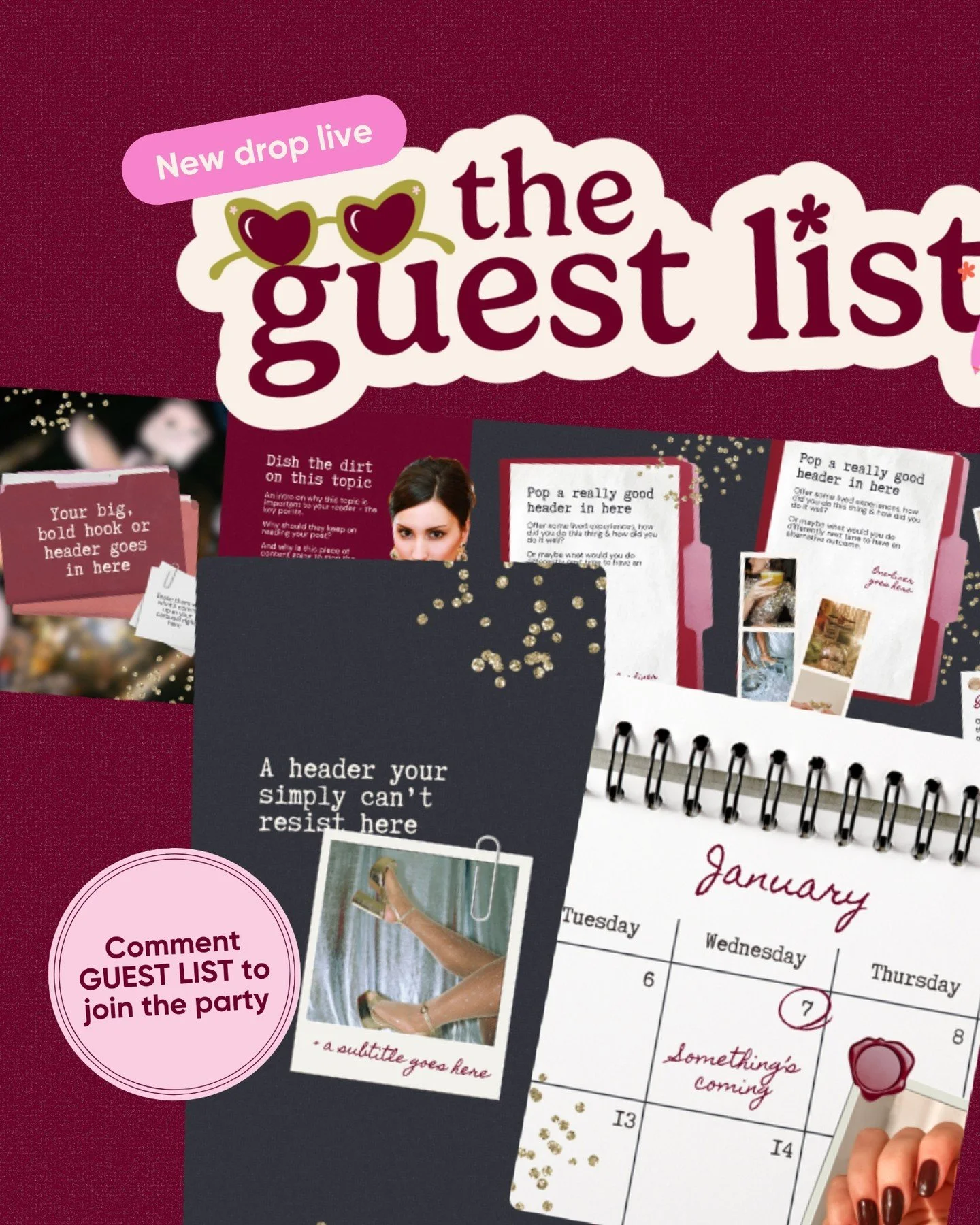 Our second The Guest List drop is HERE 🪩

This month's theme? Glitz &amp; glam with a dash of secret agent&hellip;

Comment GUEST LIST to join the party for &pound;19 per month 🥳