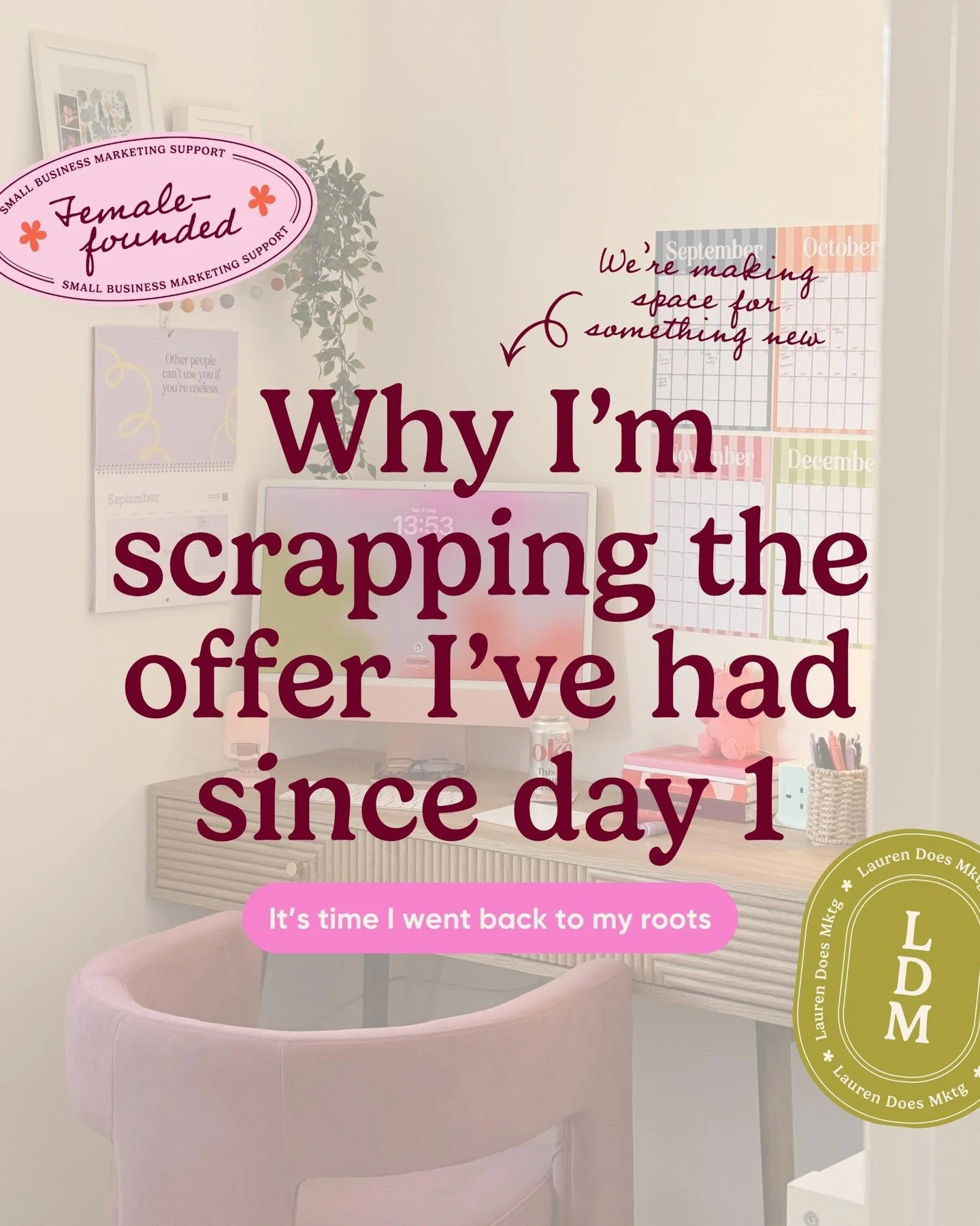 This is something I&rsquo;ve been thinking about for a while now&hellip;

I nearly scrapped this offer last summer, but I wimped out because it&rsquo;s my longest-standing offer &amp; it felt &ldquo;wrong&rdquo; to get rid of it after all this time!
