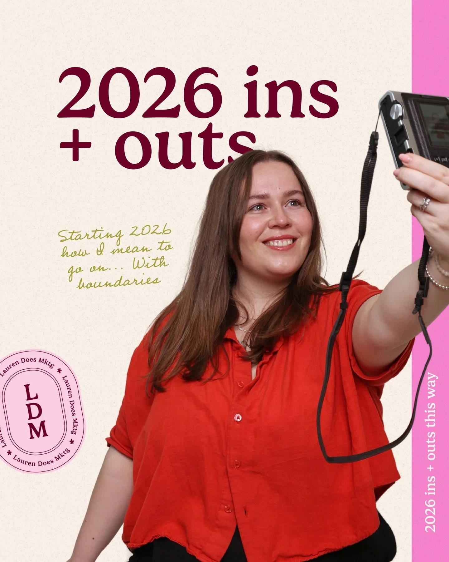 Starting 2026 as I mean to go on with clear boundaries, silly little treats, routine + fun content 🪩