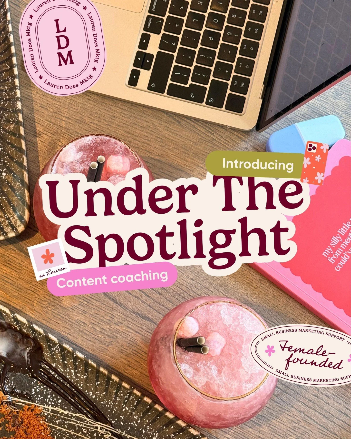 This has been bubbling away for a while now 🫧

I&rsquo;ve been soft-launching Under The Spotlight to my waitlist for the last 2 weeks, so I&rsquo;m excited it&rsquo;s finally out in the open!

I spent my employed career coaching clients on implement