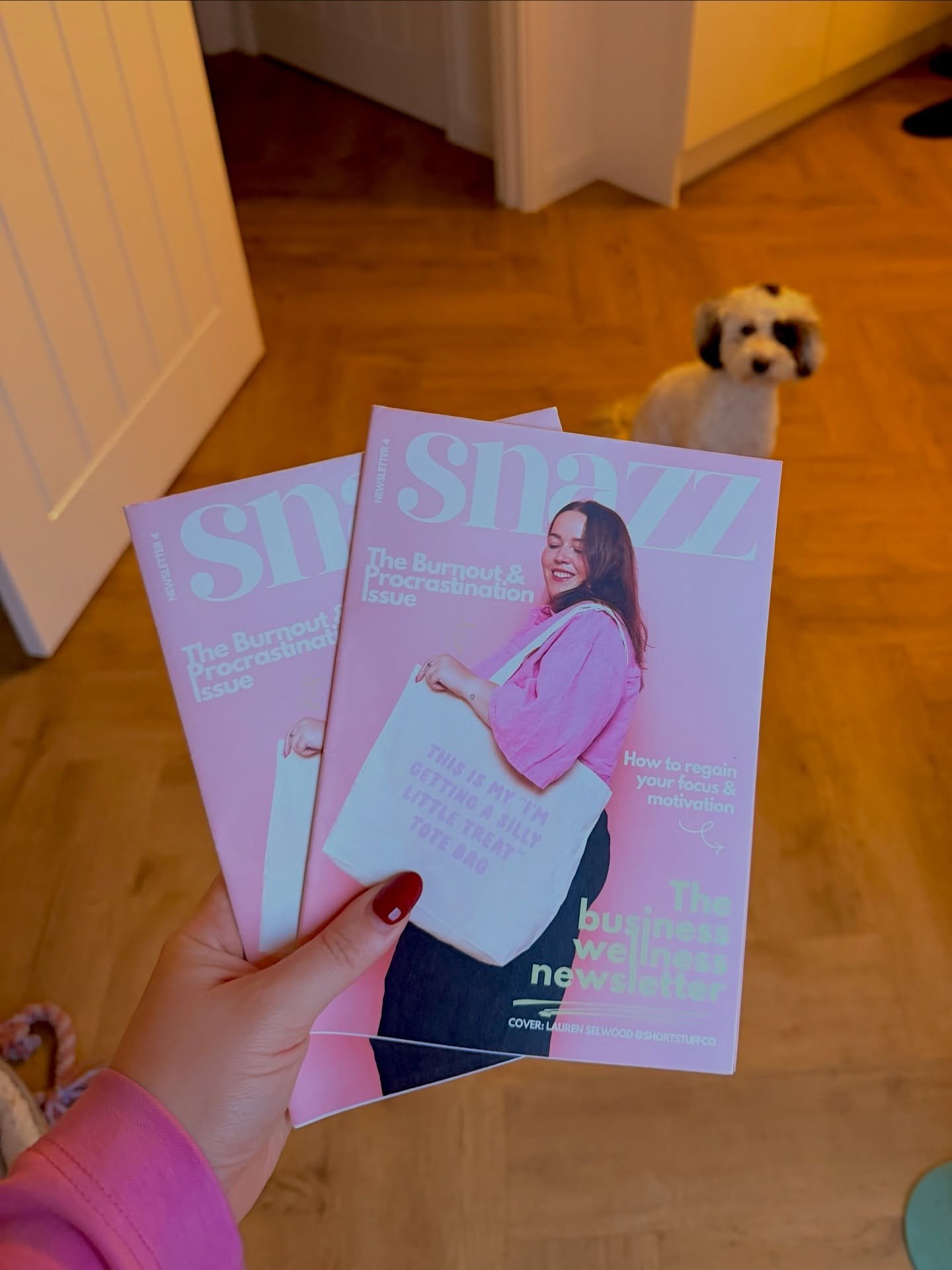 I love being a business owner because I get to do things like&hellip; Be a COVER GAL 🥹

Bethany at @snazzedit asked me to write a little something about productivity, how I&rsquo;ve used it to build &amp; overcome procrastination in the last 6 years