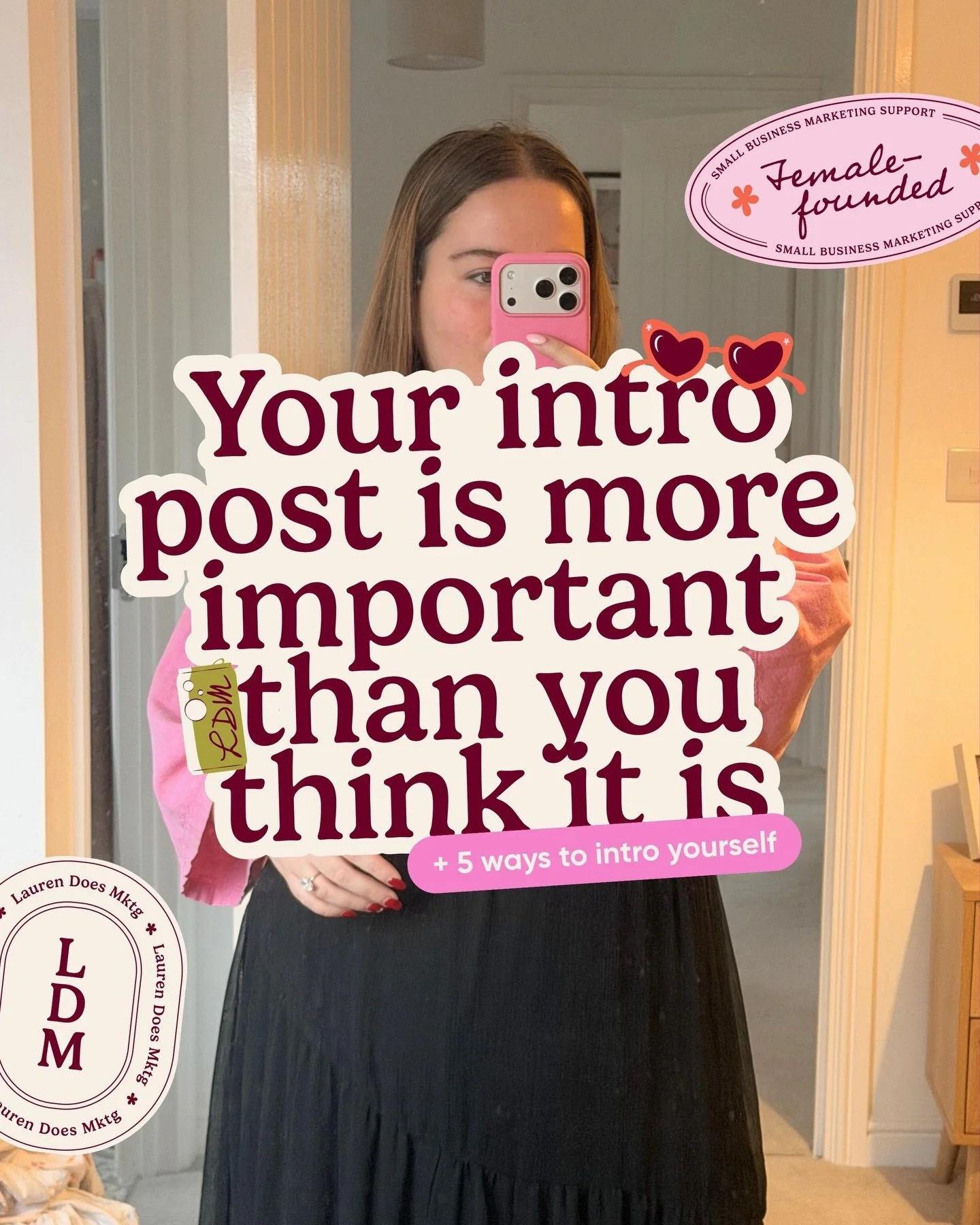 Be honest, when was the last time you updated your intro pinned post? 👀

Not recently, I&rsquo;m guessing&hellip;

Wellll, lucky you! I&rsquo;ve just dropped a bundle of 5 intro post templates inside The Guest List, comment GUEST LIST to join for ju