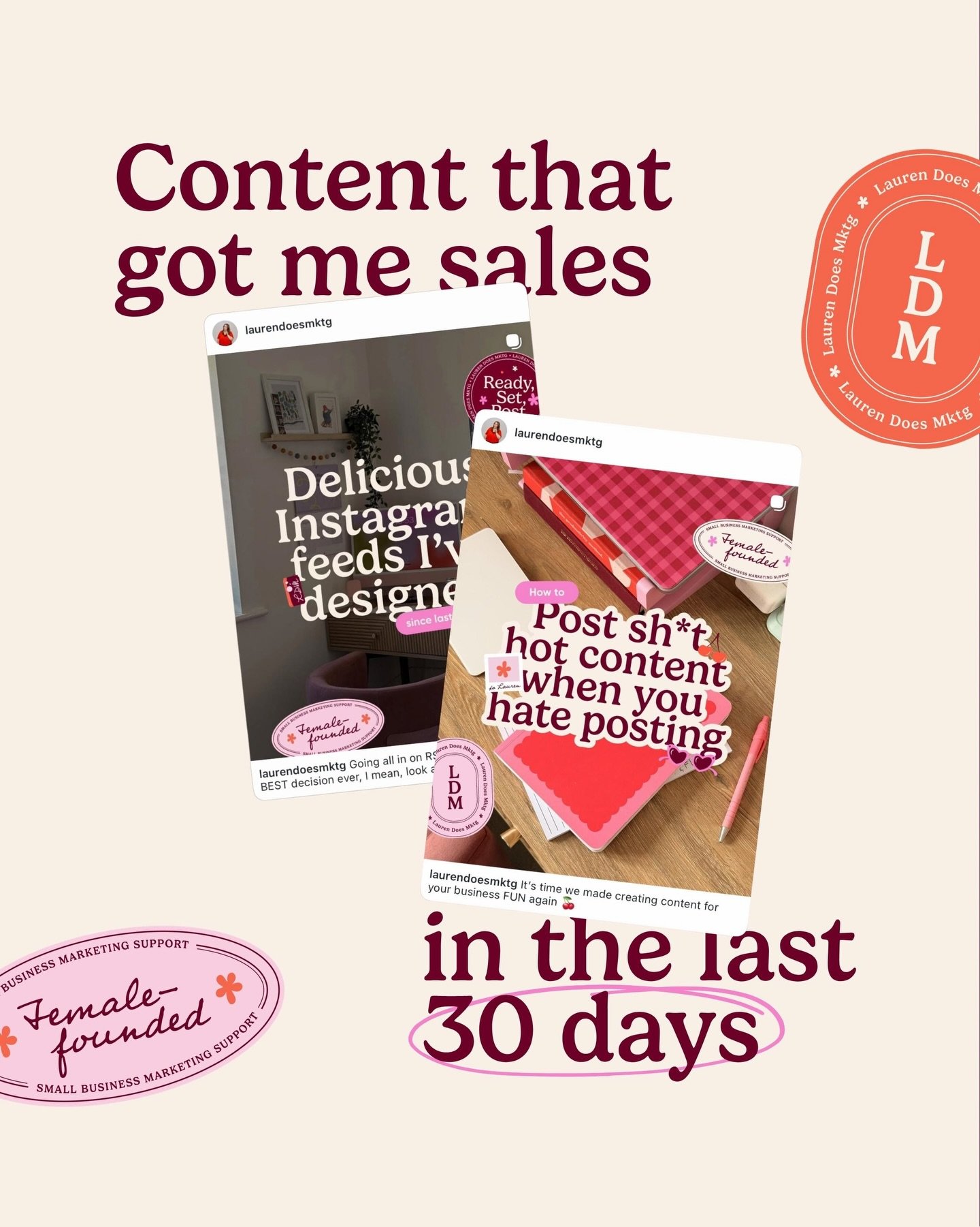 Proving that sales content doesn&rsquo;t have to be boring 😉