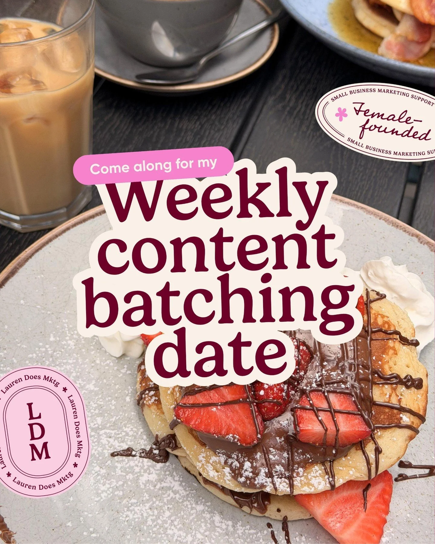 Grab a Diet Coke, we're content batching today 🥳