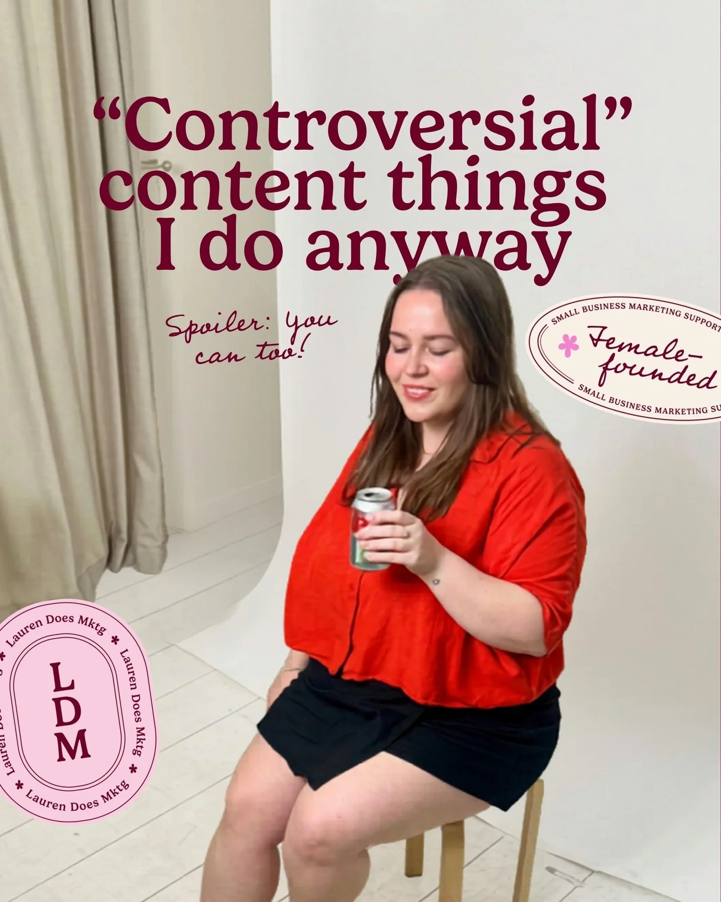 And no one&rsquo;s gonna stop me 🫣🫣🫣

You don&rsquo;t have to do/not do content things just because someone told you to, this is your content, do your thangggg!!