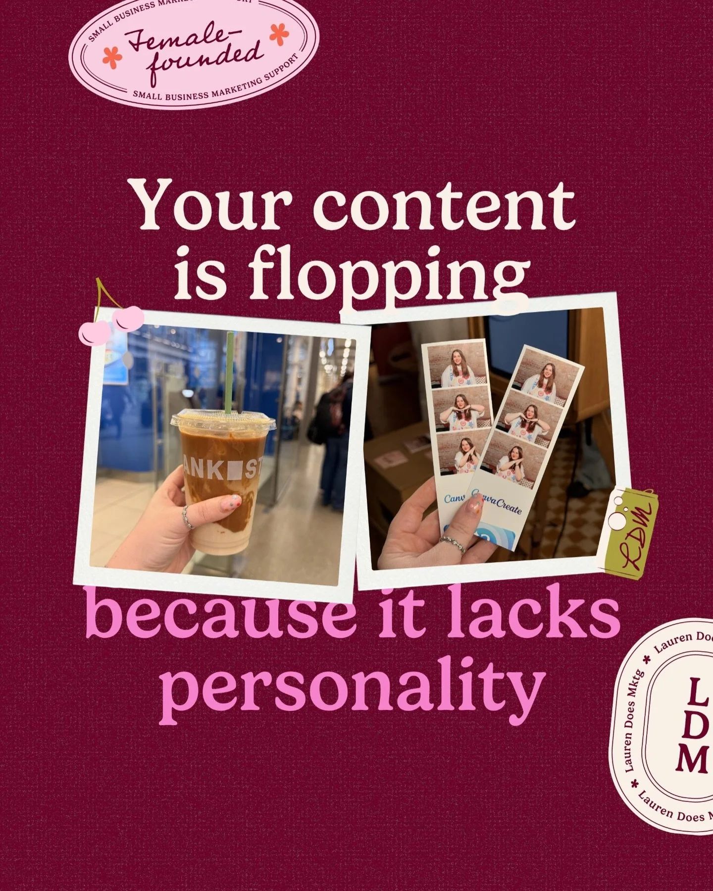 💾 SAVE this for the next time you&rsquo;re struggling to bring more YOU into your content