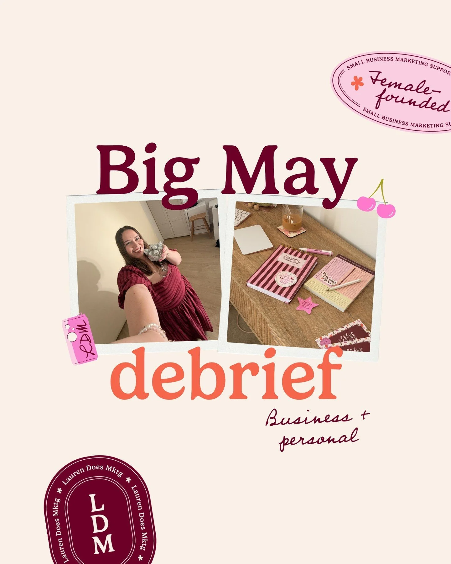 What a delicious month May has been 🍒🪩💖🥳
